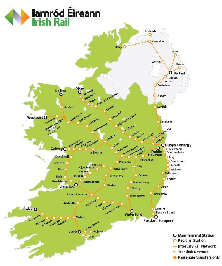 dublin ireland train tours