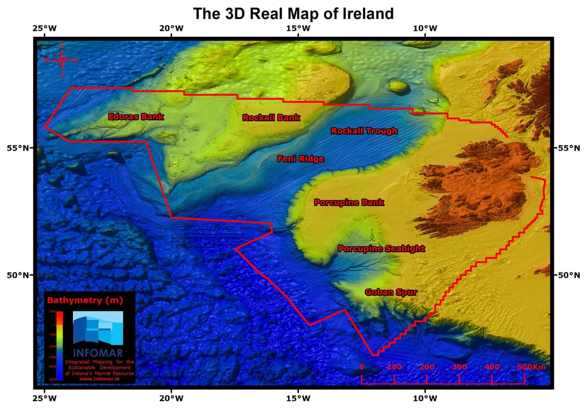 the real map of ireland