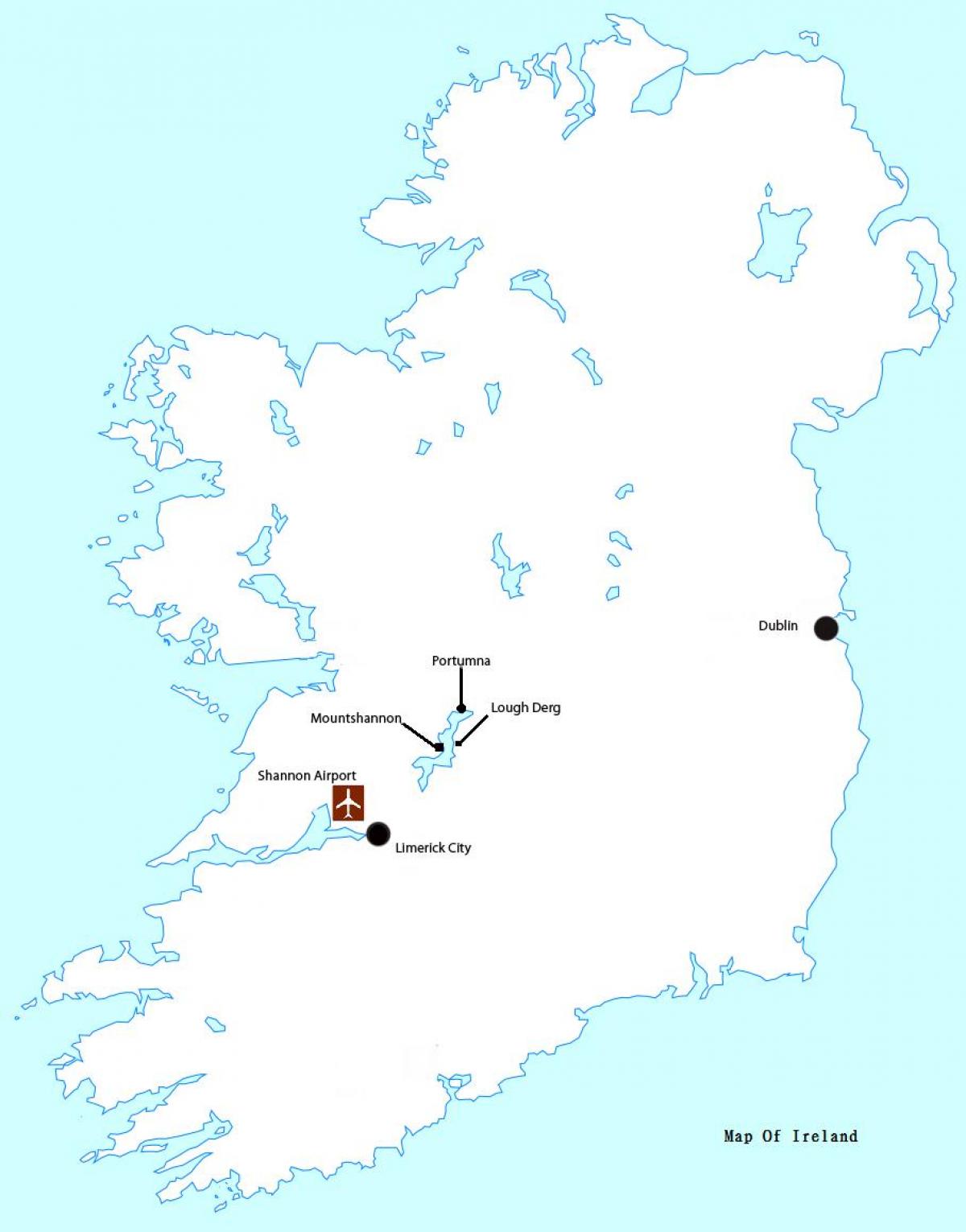 Shannon Airport Ireland Map Map Of Rose Bowl   Shannon Airport Ireland Map 