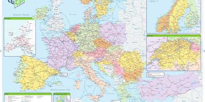 Map of eurail ireland