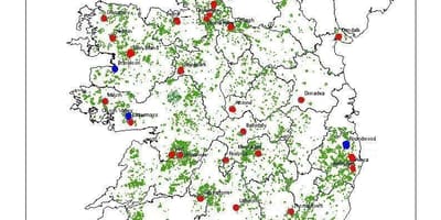 Map of ireland forests