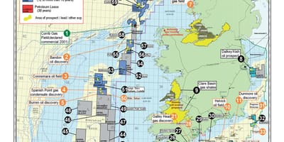 Map of ireland natural resources 