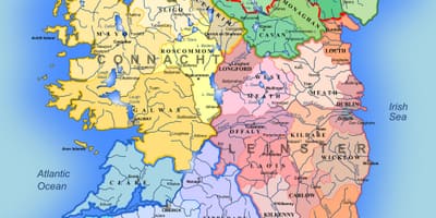 Large detailed map of ireland