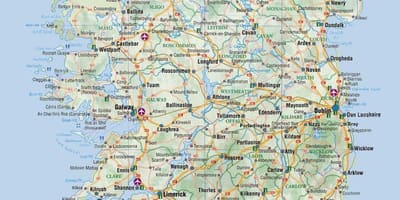 Map of map of ireland book