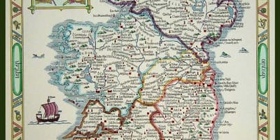 Map of medieval ireland