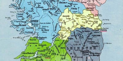 Map of megalithic ireland 