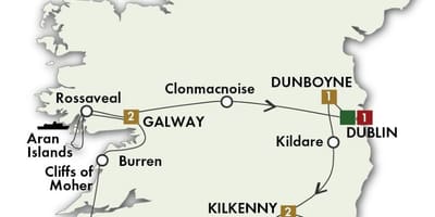 Map 0f ireland