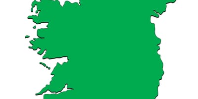 Map of ireland template