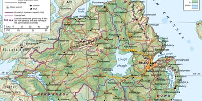 Street map northern ireland