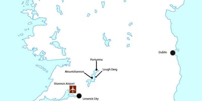 Map of shannon airport ireland
